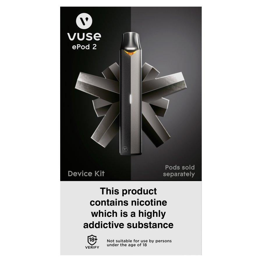 Vuse ePod 2 Graphite Device Kit - Case of 5