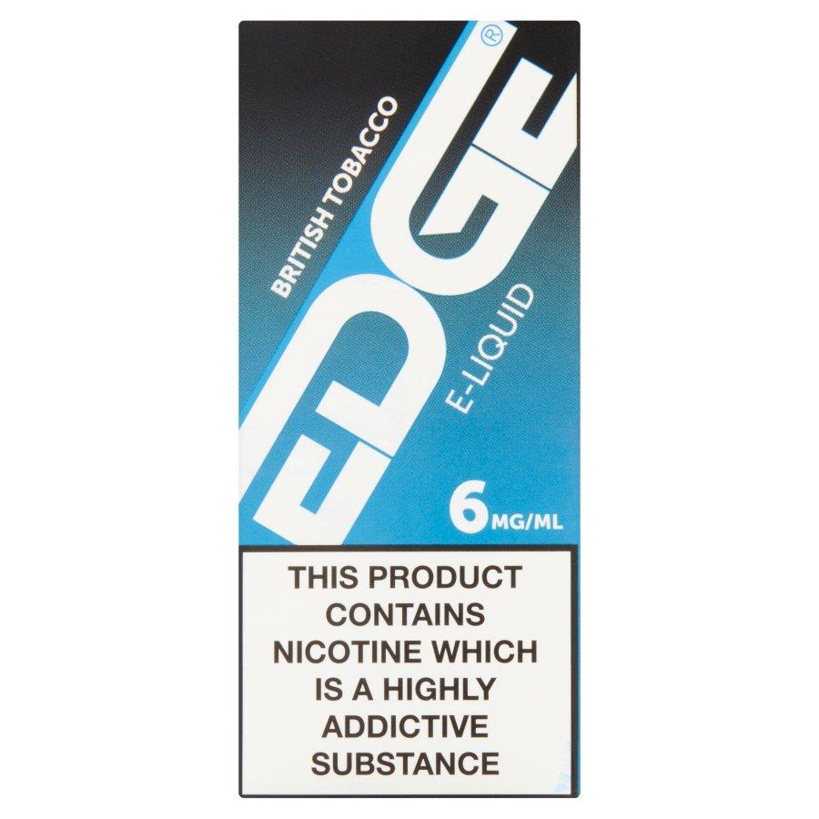 Edge British Tobacco 50/50 10ml E-liquid 6mg - Case of 5