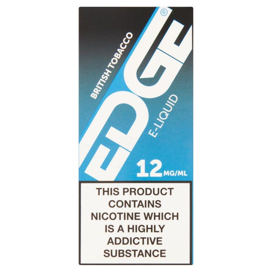 Edge British Tobacco 50/50 10ml E-liquid 12mg - Case of 5