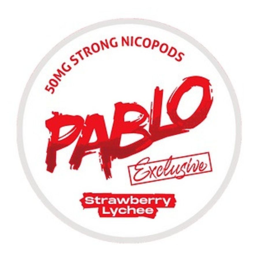 Pablo Strawberry Lychee Nicotine Pouch 50mg - Case of 10