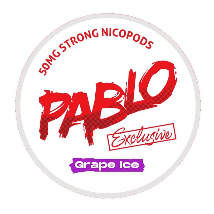 Pablo Grape Ice Nicotine Pouch 50mg - Case of 10