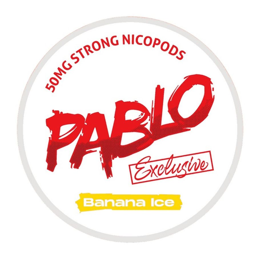 Pablo Banana Ice Nicotine Pouch 50mg - Case of 10