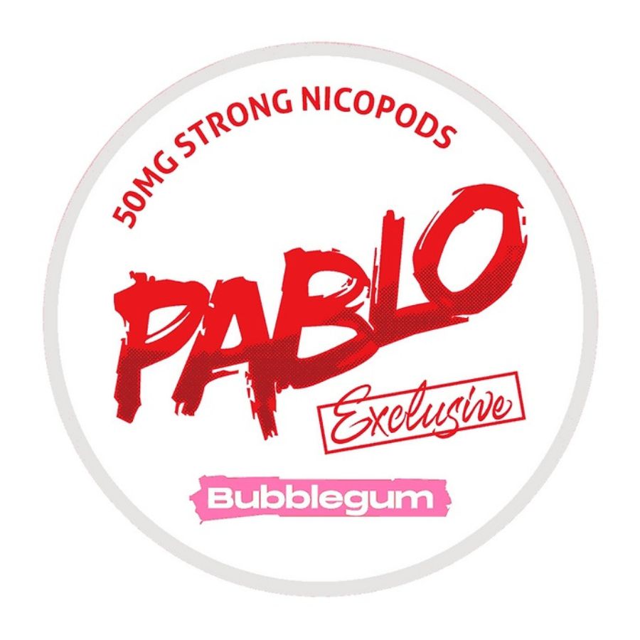 Pablo Bubblegum Nicotine Pouch 50mg - Case of 10