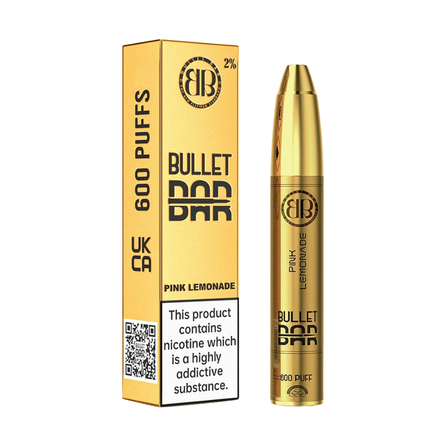 Bullet Bar Pink Lemonade 600 Puff - Case of 10