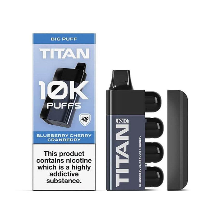 Titan 10K Blueberry Cherry Cranberry Prefilled Pod Kit - Case of 5