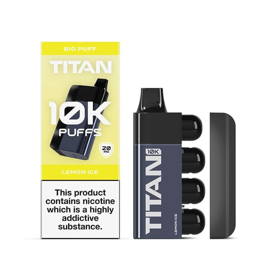 Titan 10K Lemon Ice Prefilled Pod Kit - Case of 5