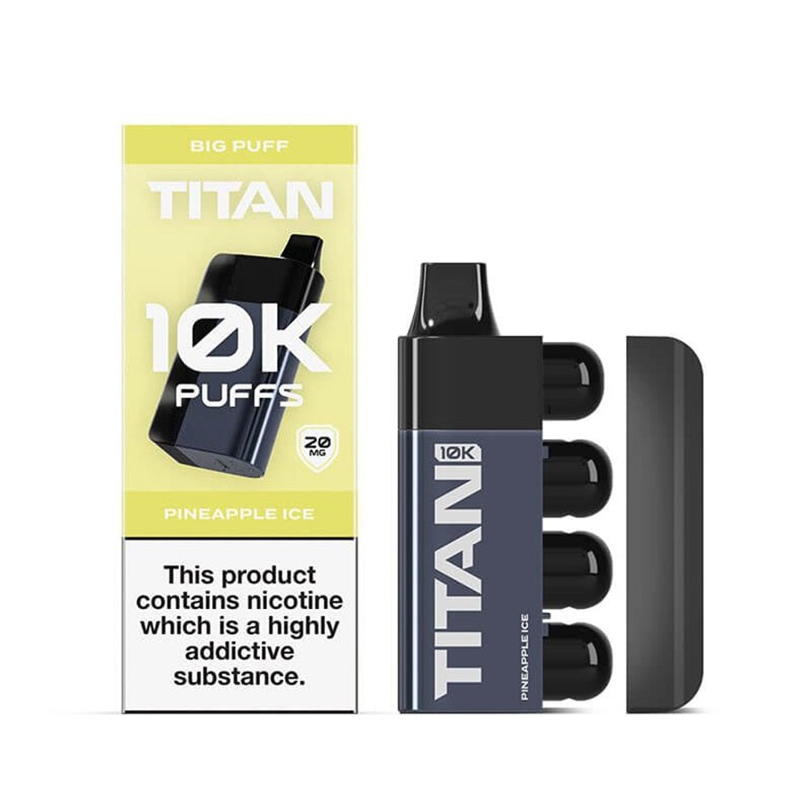 Titan 10K Pineapple Ice Prefilled Pod Kit - Case of 5