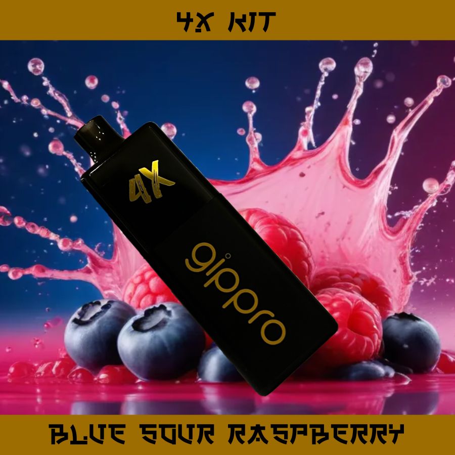 Gippro 4X Blue Sour Raspberry Pod Kit V1 - Case of 5