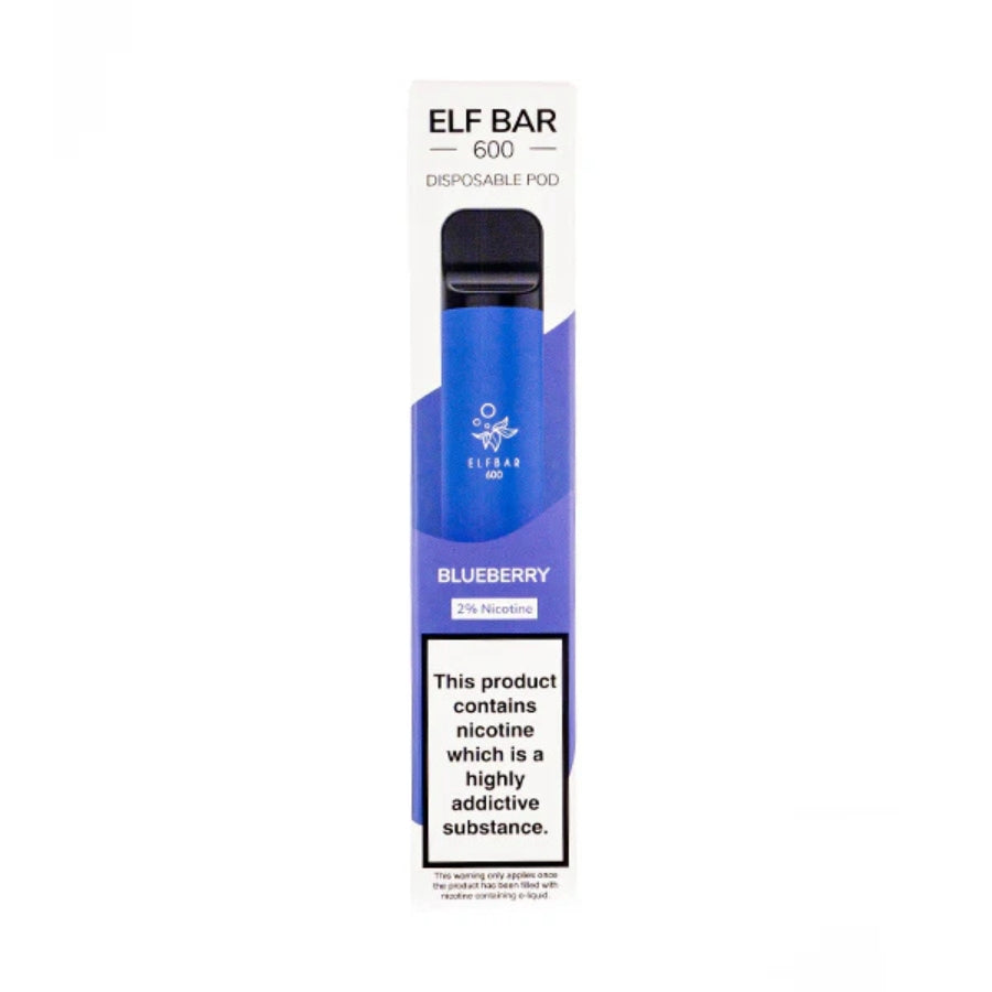 ELFBAR 600 Blueberry Disposable Vape - Case of 10