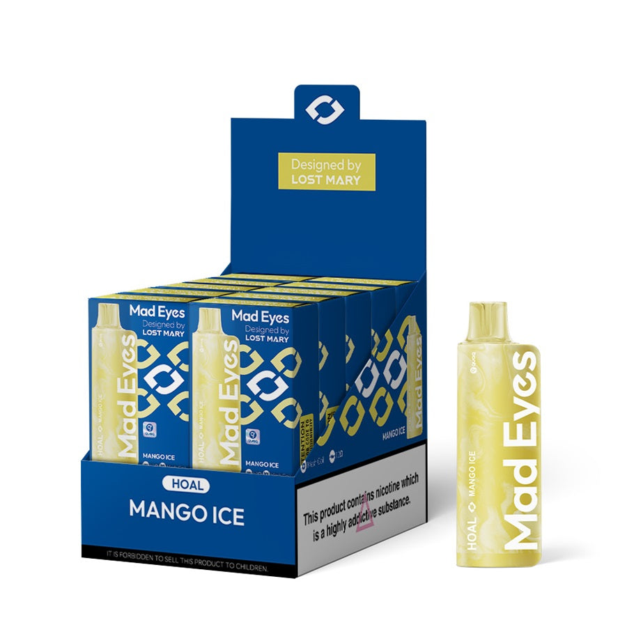 Mango Ice Mad Eyes HOAL Disposable Vape by Lost Mary - Case of 10