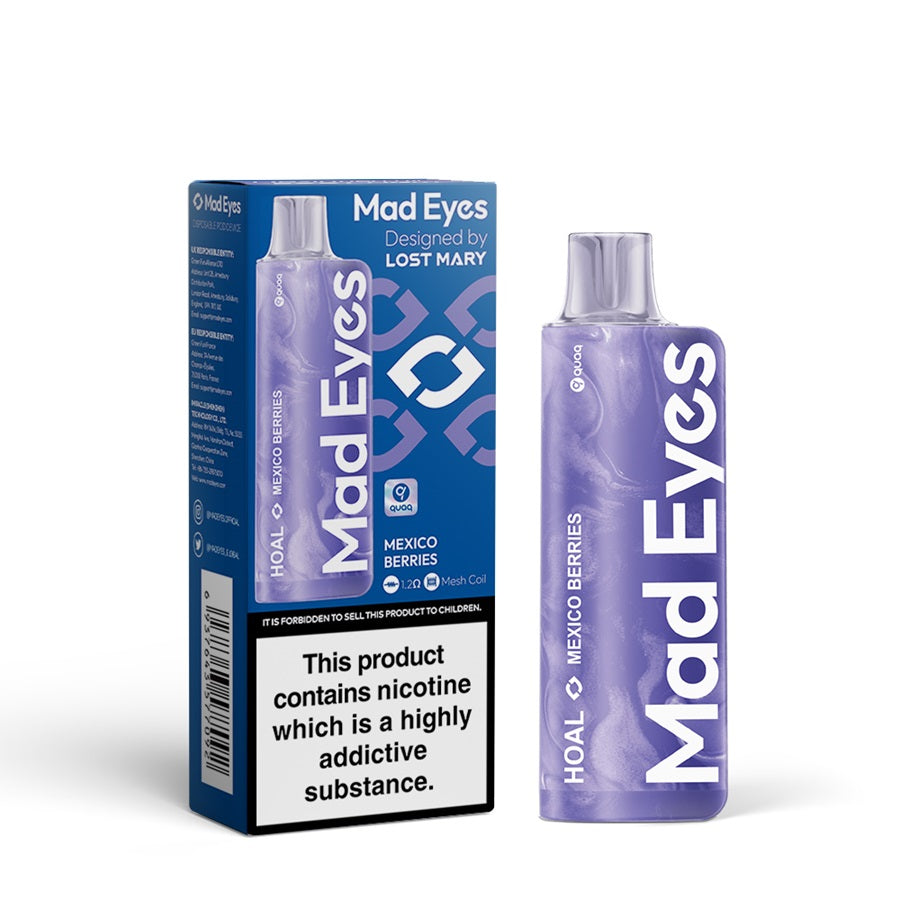 Mexico Berries Mad Eyes HOAL Disposable Vape by Lost Mary - Case of 10