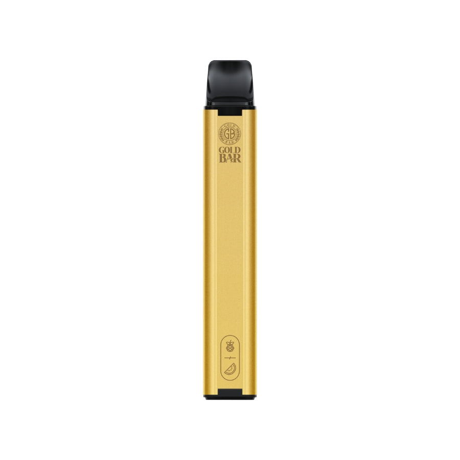 Gold Bar 600 Raspberry Watermelon Disposable Vape - Case of 10