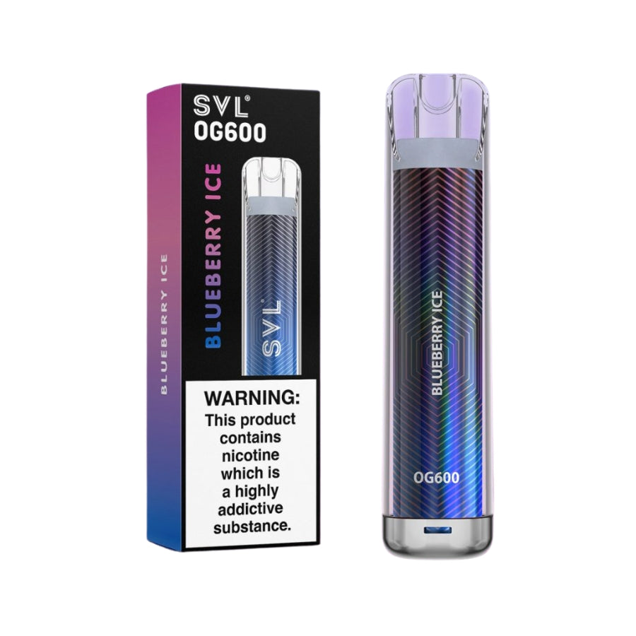 SVL OG600 Blueberry Ice Disposable Vape - Case of 10