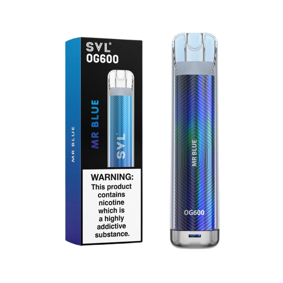 SVL OG600 Mr Blue Disposable Vape - Case of 10