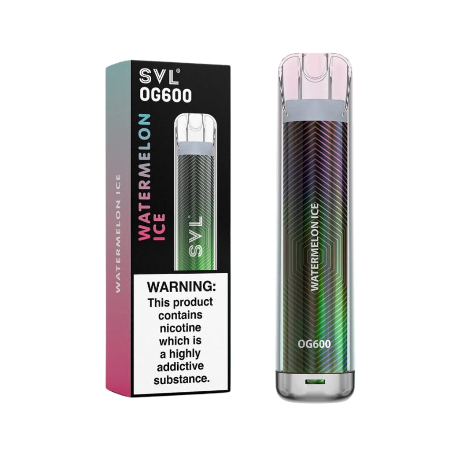 SVL OG600 Watermelon Ice Disposable Vape - Case of 10