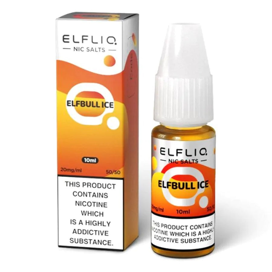 ELFBAR ElfLiq ElfTurbo Ice Nic Salt E-Liquid 10ml - Case of 10