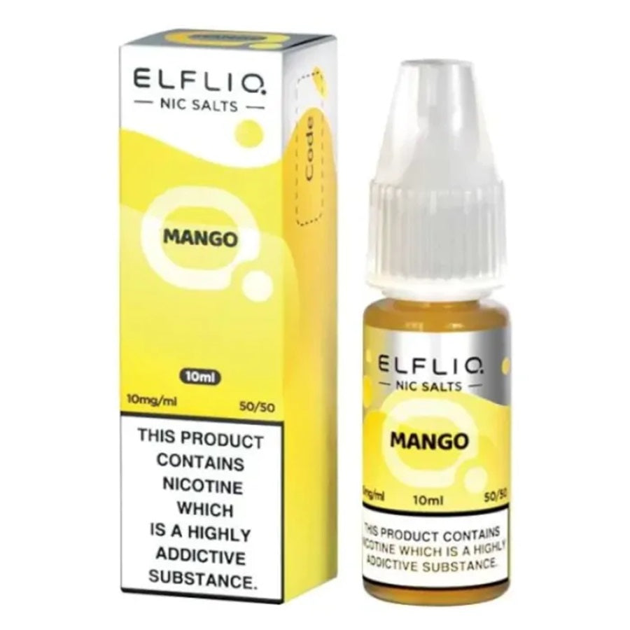 ELFBAR ElfLiq Mango Nic Salt E-Liquid 10ml - Case of 10