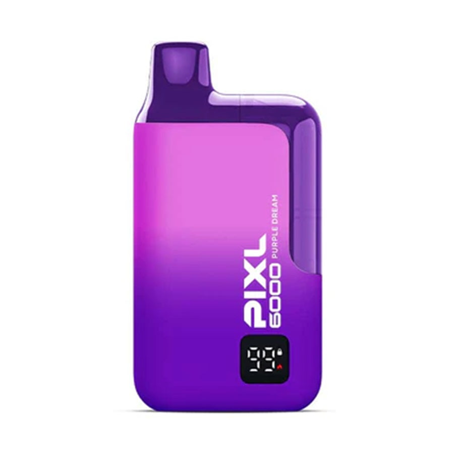 PIXL 6000 Purple Dream Prefilled Rechargeable Disposable Vape 20mg - Case of 5