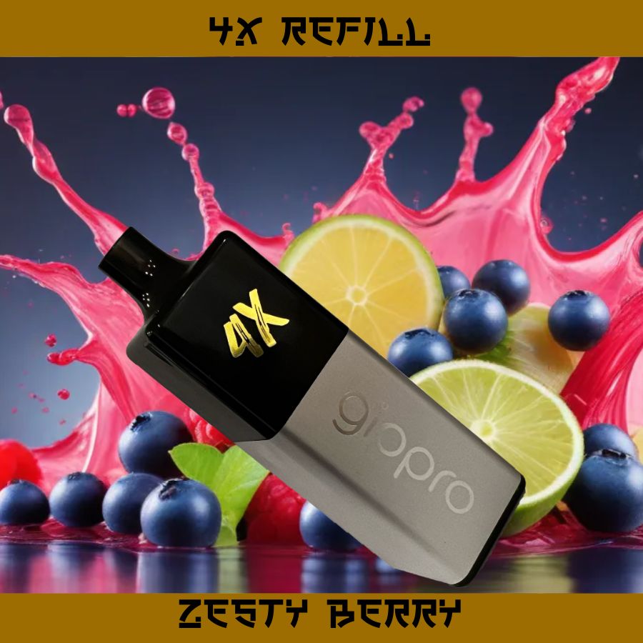 Gippro 4X Zesty Berries Refill Pod V1 - Case of 5